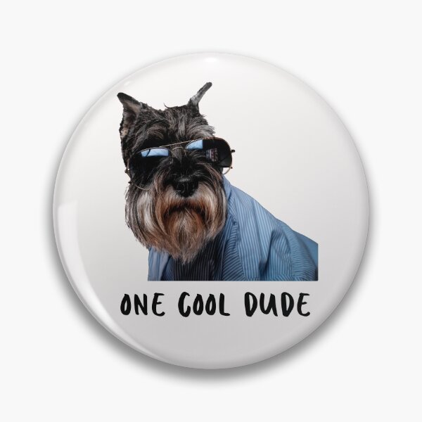 Artikelvorschau, Ein cooler Typ Hund. Schnauzer trägt Hemd und Sonnenbrille entworfen und verkauft von JellyBeenzz.