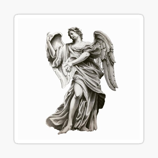 Playing angel Sticker