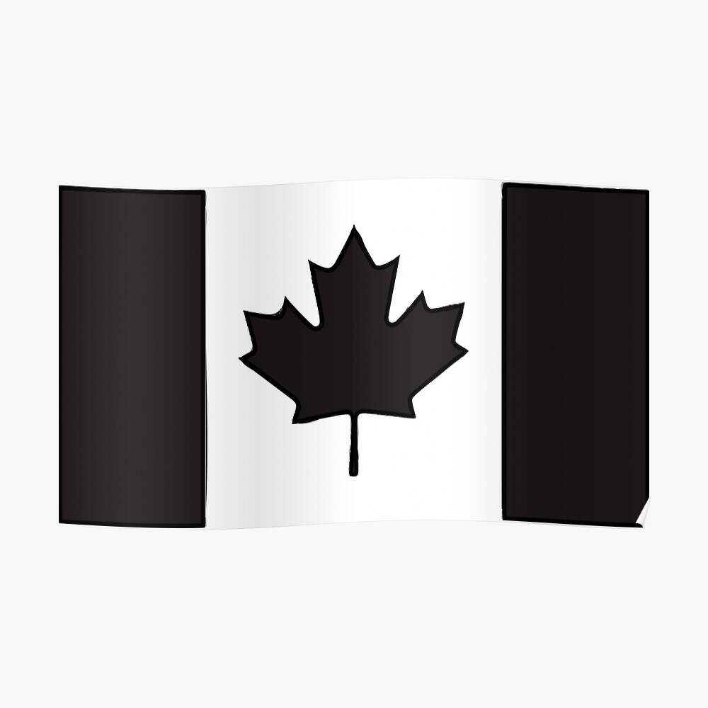 Canadian Maple Leaf - Outline Sticker for Sale by IonDprize