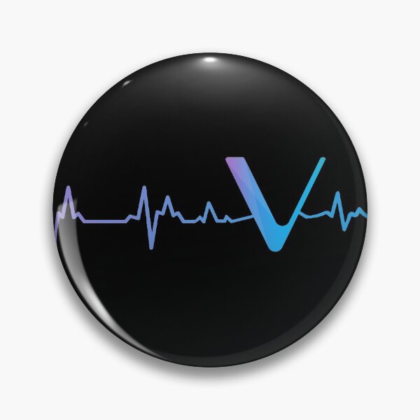 Item preview, Vechain to the Moon - the heartbeat of every cryptocurrency lover designed and sold by hyggekrog.