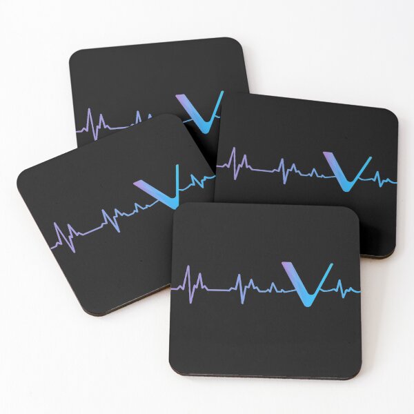 Item preview, Vechain to the Moon - the heartbeat of every cryptocurrency lover designed and sold by hyggekrog.
