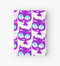 Purple kitten Hardcover Journal