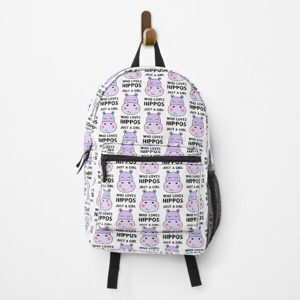 Item preview, Just a Girl Who Loves Hippos designed and sold by TashaVector.