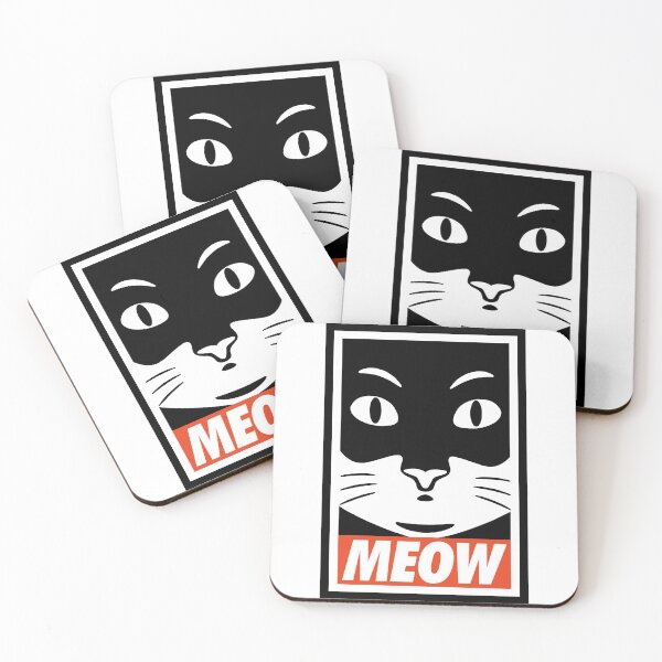 Item preview, Obey cat meow designed and sold by gabrielpastor.