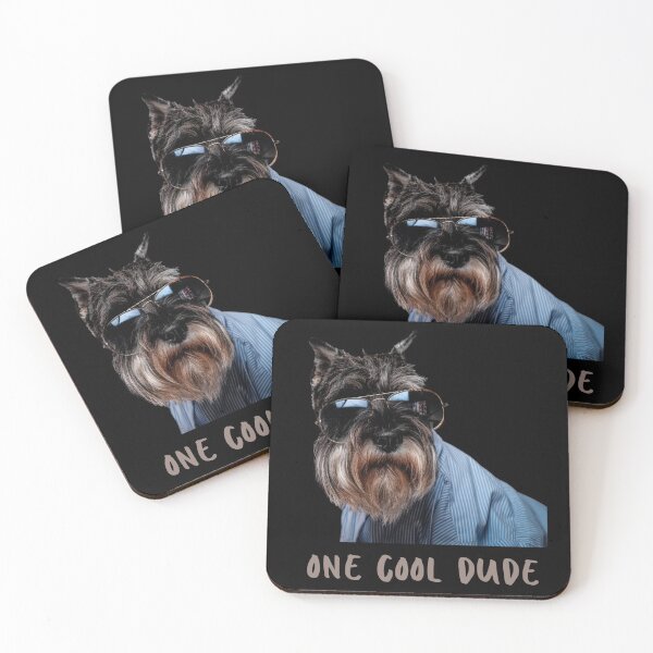 Artikelvorschau, Ein cooler Kerl. Schnauzer trägt ein Hemd und eine Sonnenbrille entworfen und verkauft von JellyBeenzz.