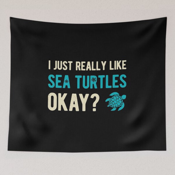 Item preview, Funny Sea Turtle designed and sold by artworkbyrihen.