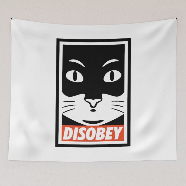 Item preview, Disobey cat designed and sold by gabrielpastor.