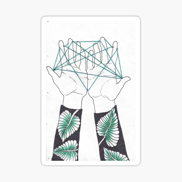 Tied Hands Sticker