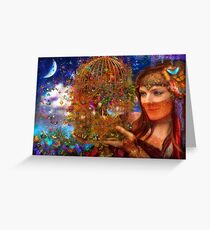 Her Butterfly Fairytale Greeting Card