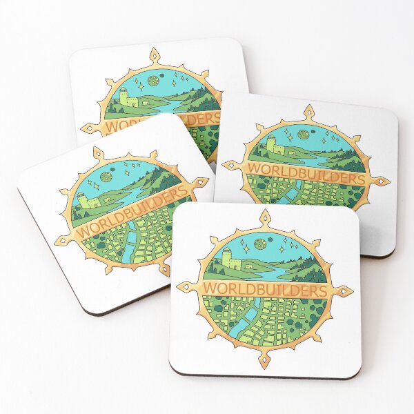 Item preview, Worldbuilders Badge designed and sold by WeFourCrows.