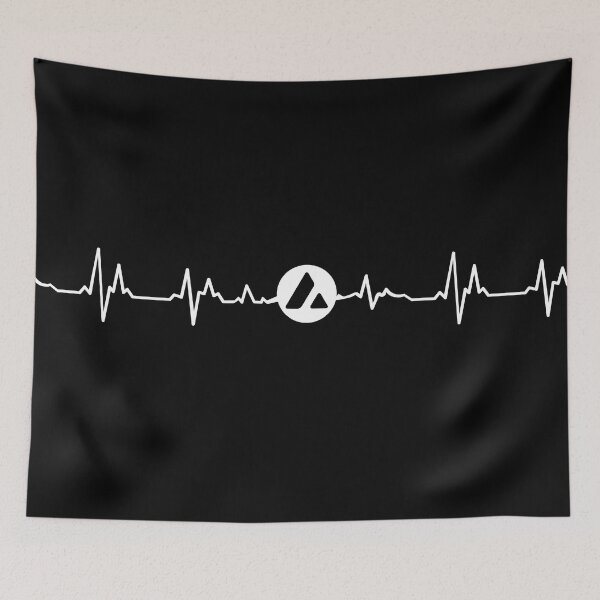 Item preview, Avalanche to the Moon - the heartbeat of every cryptocurrency lover designed and sold by hyggekrog.