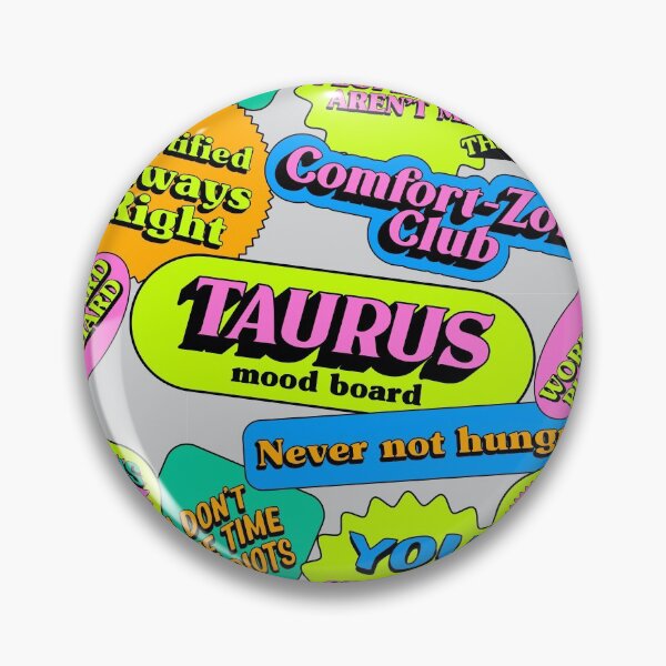 Item preview, Retro Taurus Zodiac Sign Stickers -  Astrology Mood Board Aesthetic designed and sold by thedarkbrook.