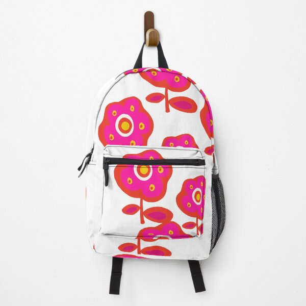 Item preview, Hot Pink Flowers in repeat designed and sold by ashleywilks.
