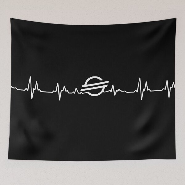 Item preview, Stellar to the Moon - the heartbeat of every cryptocurrency lover designed and sold by hyggekrog.