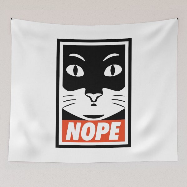 Item preview, Obey cat nope designed and sold by gabrielpastor.