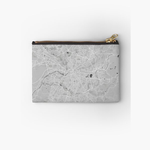 Item preview, Manchester minimalistic map monochrome gray designed and sold by softlycarol.