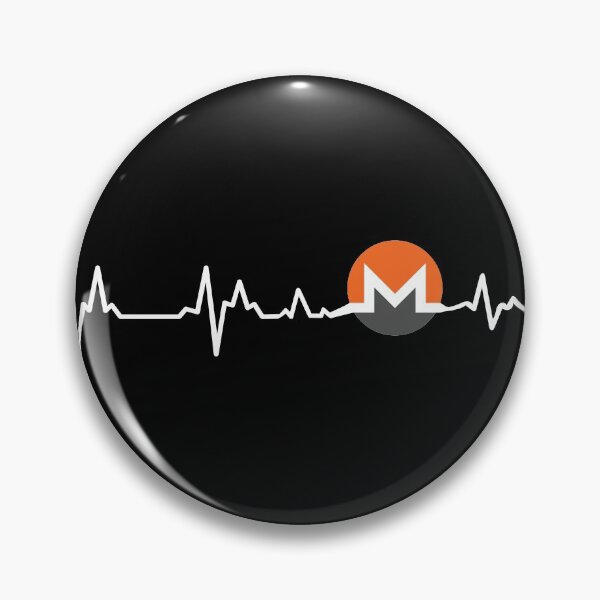 Item preview, Monero to the Moon - the heartbeat of every cryptocurrency lover designed and sold by hyggekrog.