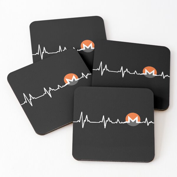 Item preview, Monero to the Moon - the heartbeat of every cryptocurrency lover designed and sold by hyggekrog.