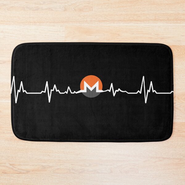 Item preview, Monero to the Moon - the heartbeat of every cryptocurrency lover designed and sold by hyggekrog.