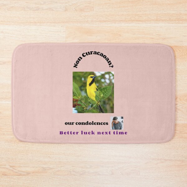 Item preview, "Condolences to non Curacaoans"  (black text) designed and sold by skoumpourdides.