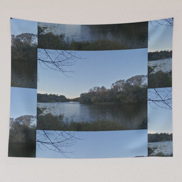 Item preview, The Grand River - Woodland Tree Line, Early Summer Sun Set designed and sold by 10pmCreations.