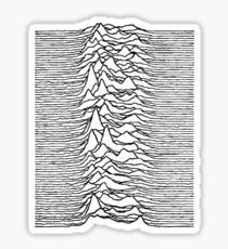 Unknown Pleasures - Joy Division Sticker
