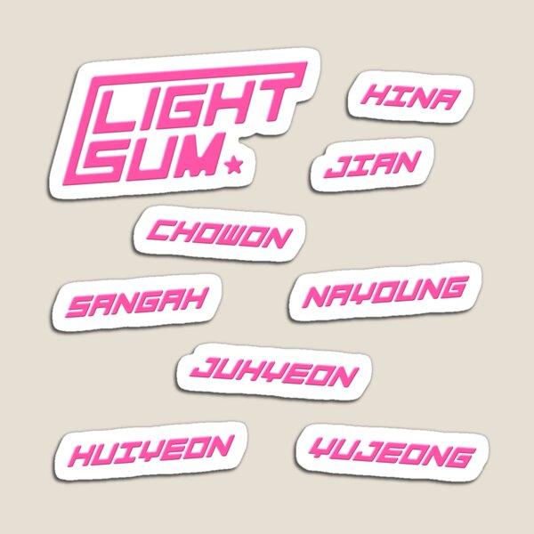 Item preview, LIGHTSUM K-Pop Sticker Pack designed and sold by artsycore.