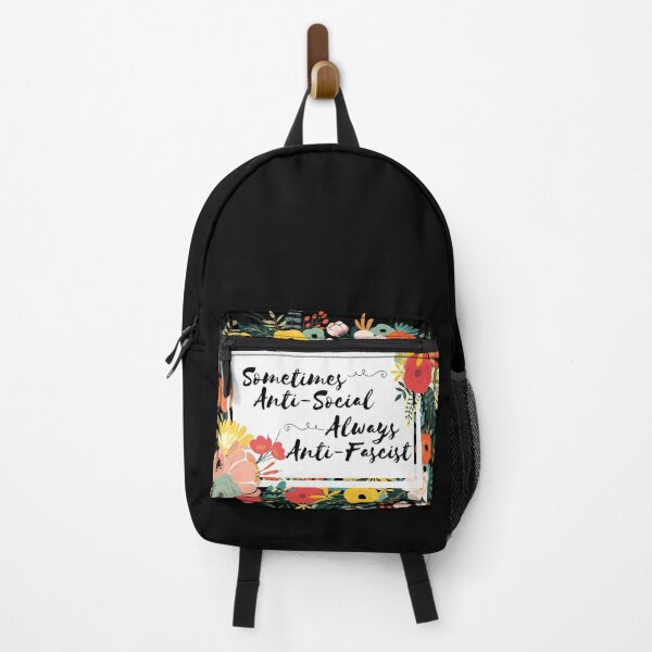 Item preview, Sometimes Antisocial, Always Antifascist designed and sold by BewilderedUni.