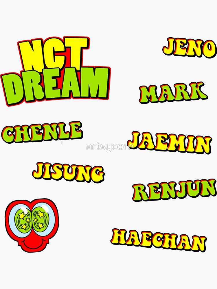 NCT DREAM Hot Sauce Sticker Pack