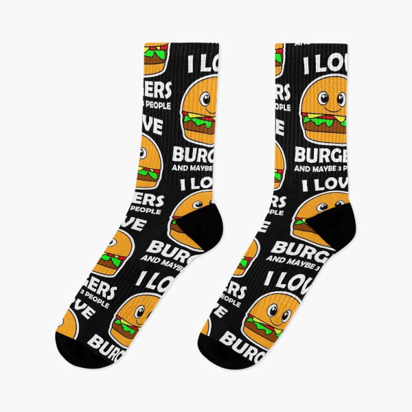 Item preview, I Love Burgers And Maybe 3 People designed and sold by vineeth.