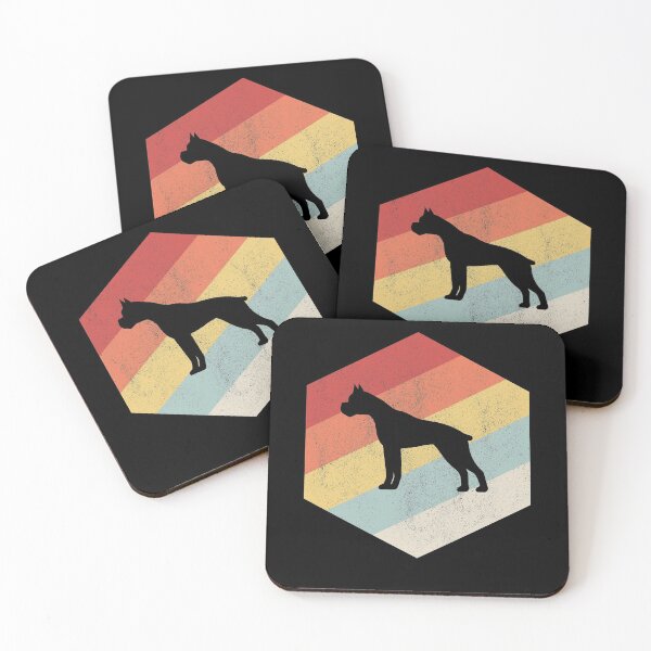 Item preview, boxer dog art retro vintage funny boxer gifts designed and sold by alaechamlal.