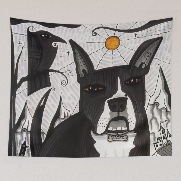 Item preview, Dog Under the Sun designed and sold by ArtistDavidKing.