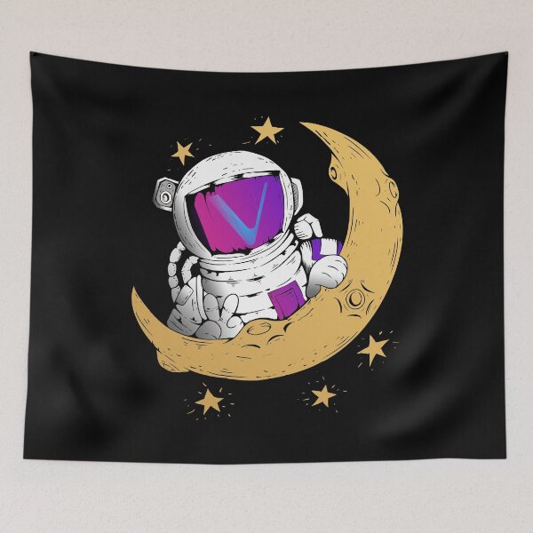 Item preview, Vechain to the Moon - Funny Astronaut Crypto Gift  designed and sold by hyggekrog.