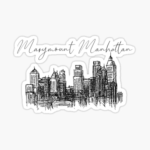 Item preview, Marymount skyline designed and sold by sydney-noller.