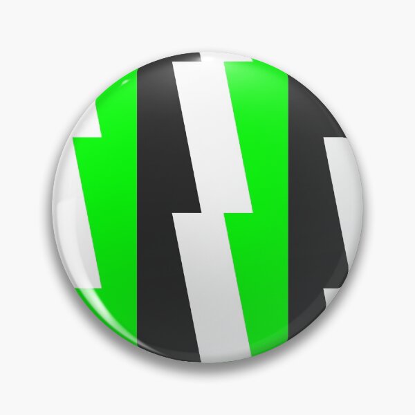 Item preview, Patrón de rayas en zigzag (verde, blanco y negro) designed and sold by Samboid.