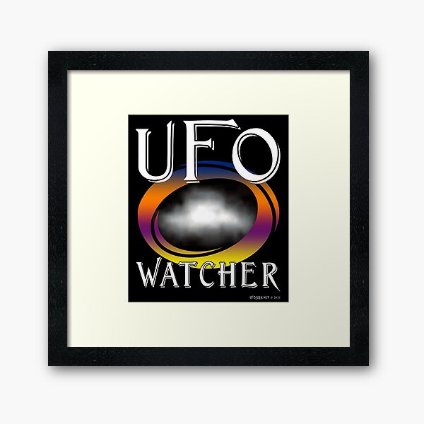 UFO Watcher Framed Art Print