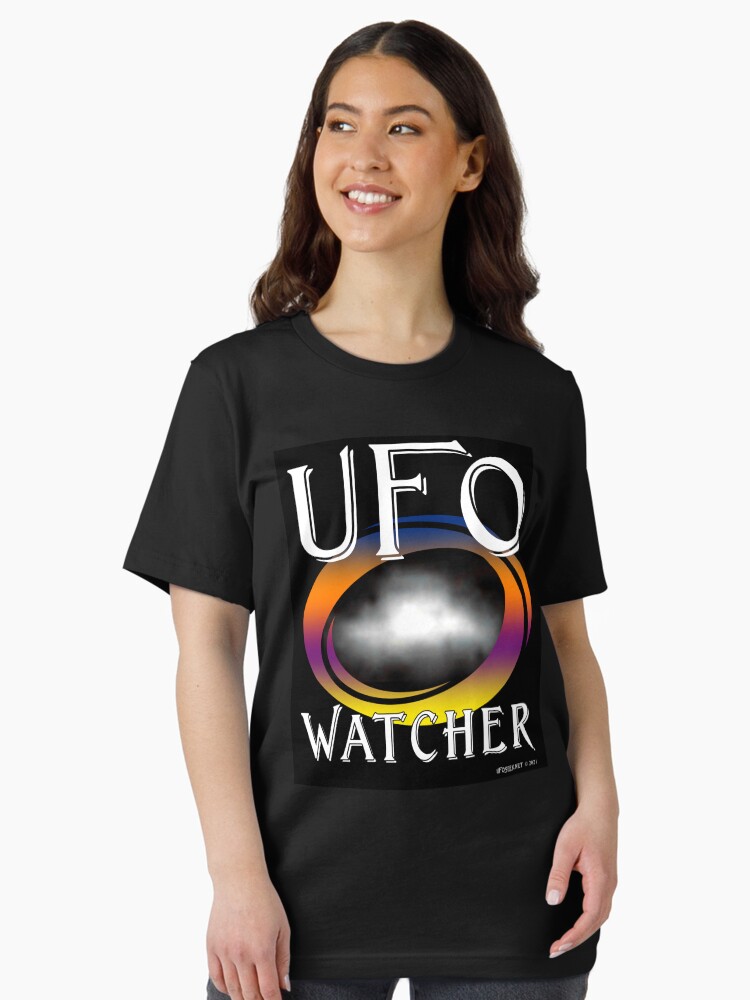 Thumbnail 1 of 7, Essential T-Shirt, UFO Watcher designed and sold by EyeMagined.