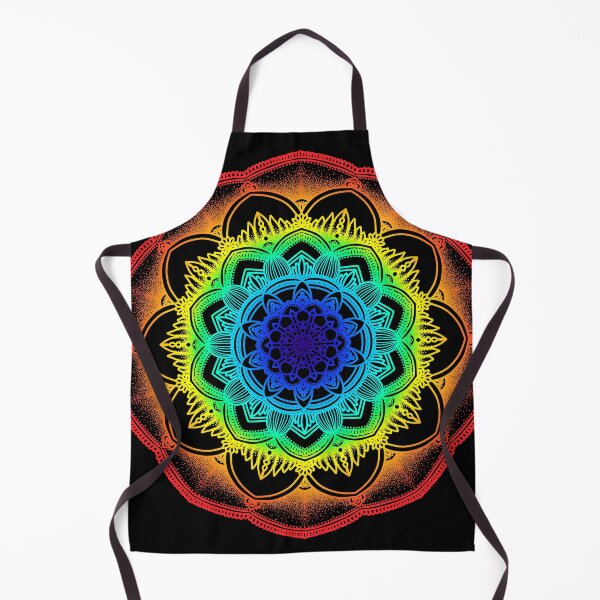 Artikelvorschau, Blumenbogen-Mandala des Regenbogens entworfen und verkauft von felinefeelings.