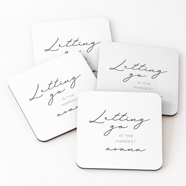 Item preview, Letting go is the hardest asana designed and sold by wisemagpie.