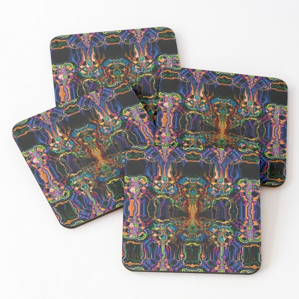 Item preview, digital abstraction of forest tribe designed and sold by andromedoz.