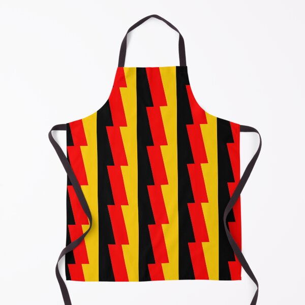 Item preview, Stripy Zig Zag Pattern (Gold, Red & Black) designed and sold by Samboid.