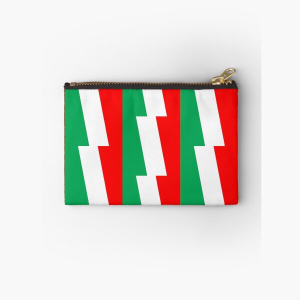 Item preview, Stripy Zig Zag Pattern (Red, White & Green) designed and sold by Samboid.