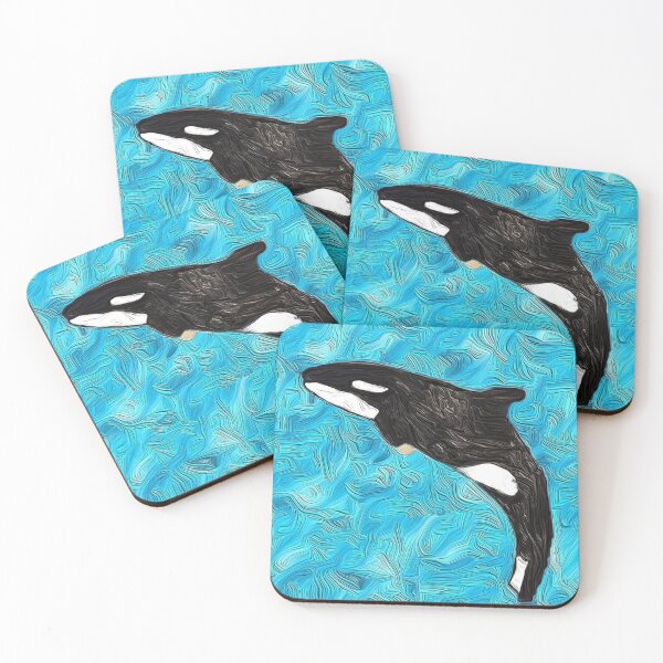 Item preview, Orca Jumping on Blue designed and sold by LisaMPierce1990.