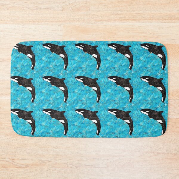 Item preview, Orca Jumping on Blue designed and sold by LisaMPierce1990.