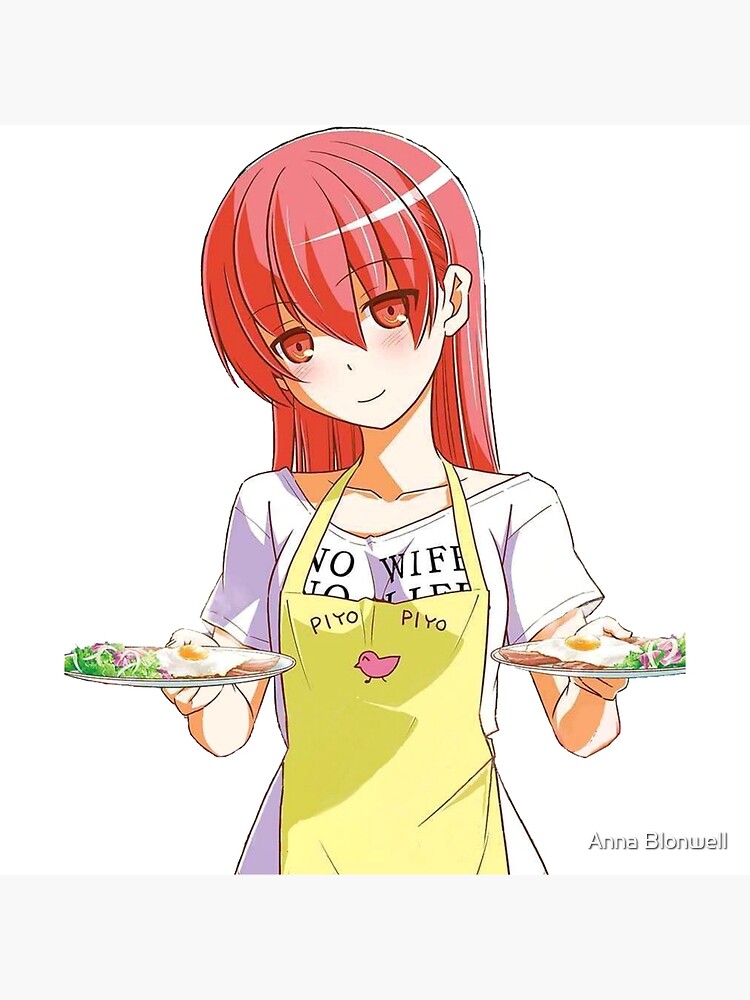 Tonikaku kawaii , Yuzaki Tsukasa cute fanart Art Board Print by Anna  Blonwell