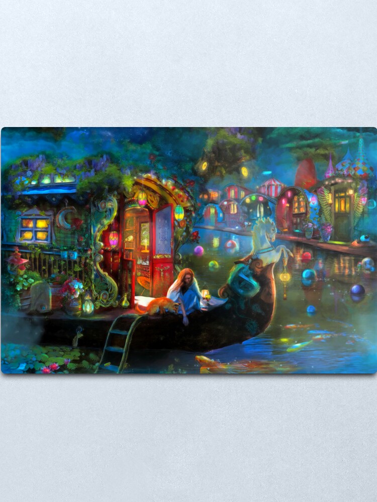 Alternate view of Wanderer's Cove Metal Print