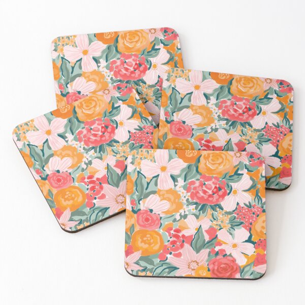 Item preview, Gouache flowers seamless pattern. Romantic floral female  print. designed and sold by Alenka Karabanova.