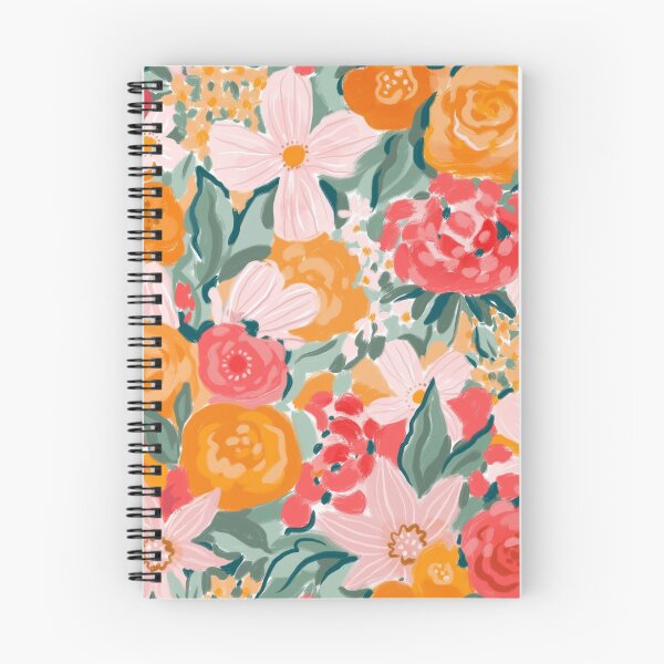 Item preview, Gouache flowers seamless pattern. Romantic floral female  print. designed and sold by Alenka Karabanova.