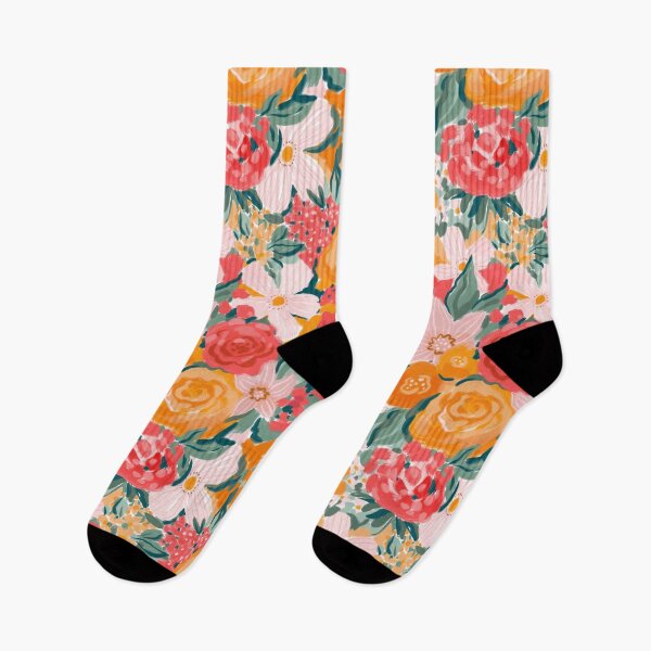 Item preview, Gouache flowers seamless pattern. Romantic floral female  print. designed and sold by Alenka Karabanova.