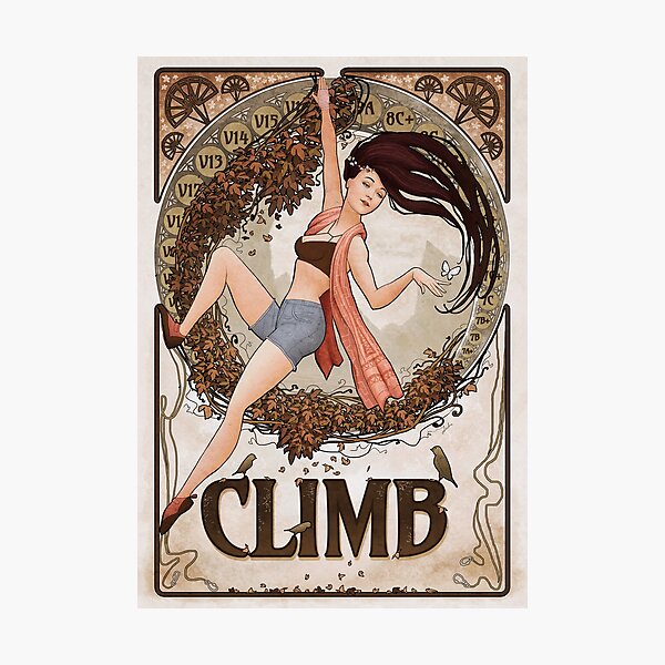 Item preview, Art Nouveau Climber designed and sold by juhotuhoo.